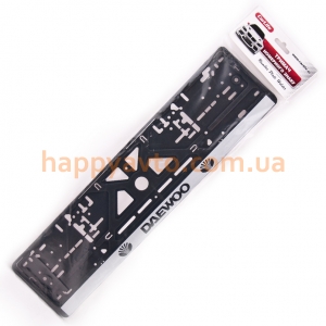 Рамка номерного знака CarLife Daewoo NH08